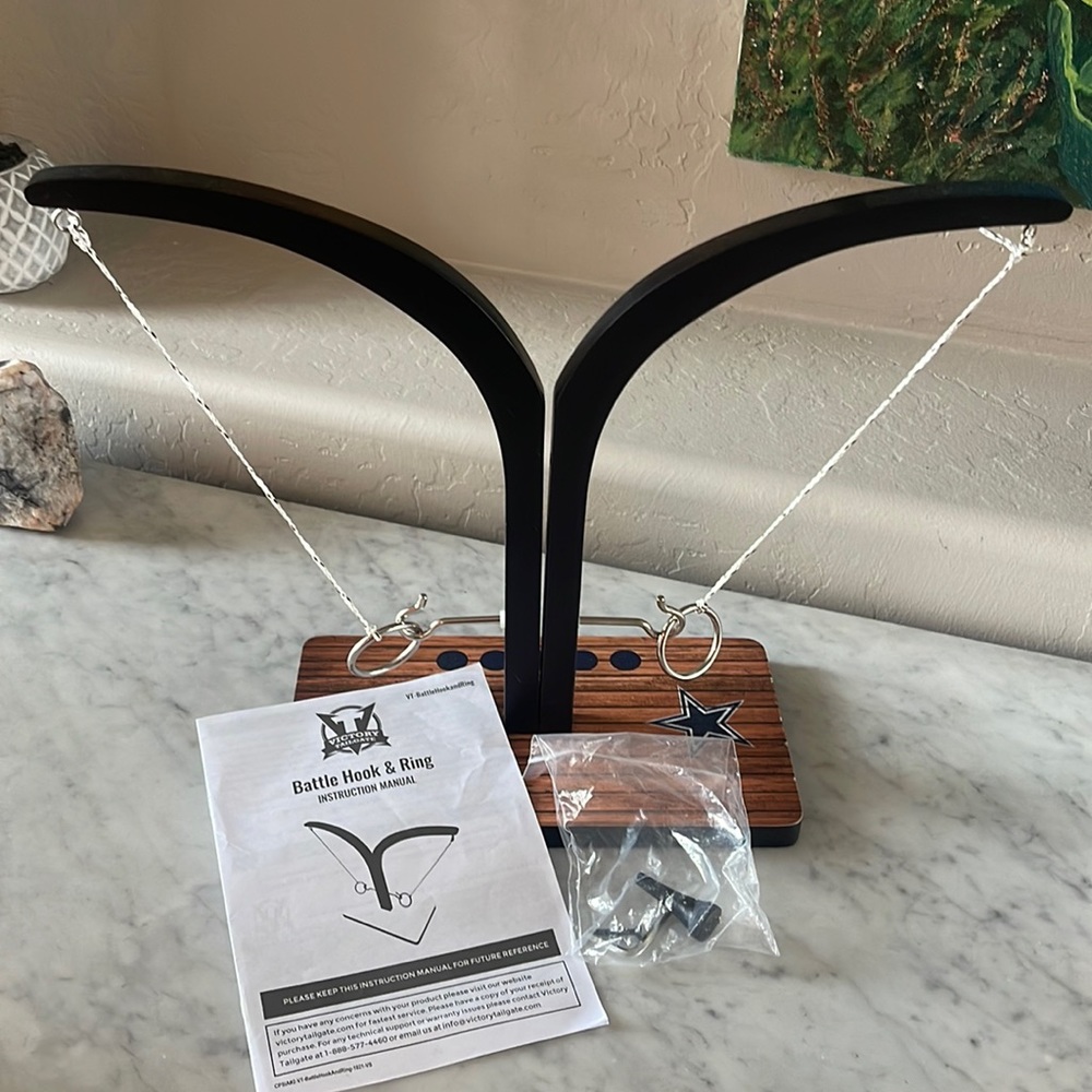 Dallas Cowboys battle hook and ring game by Victory Tailgate